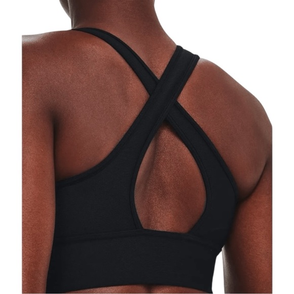 4/$20 Under Armour Crossback Longline Sports Bra - Women’s - Black - XL - Picture 7 of 8